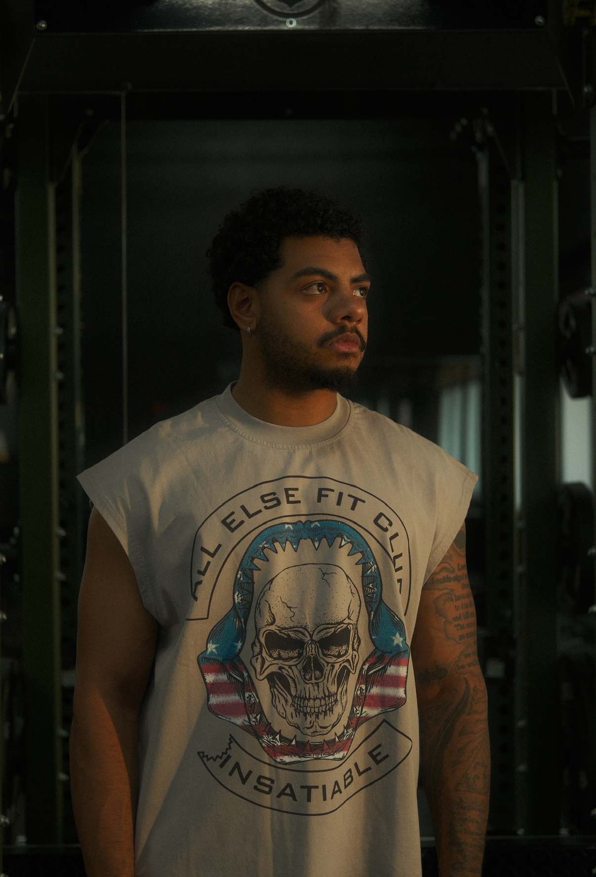 AEFC x Insatiable Cutoff Tee (Skull & Jaws)