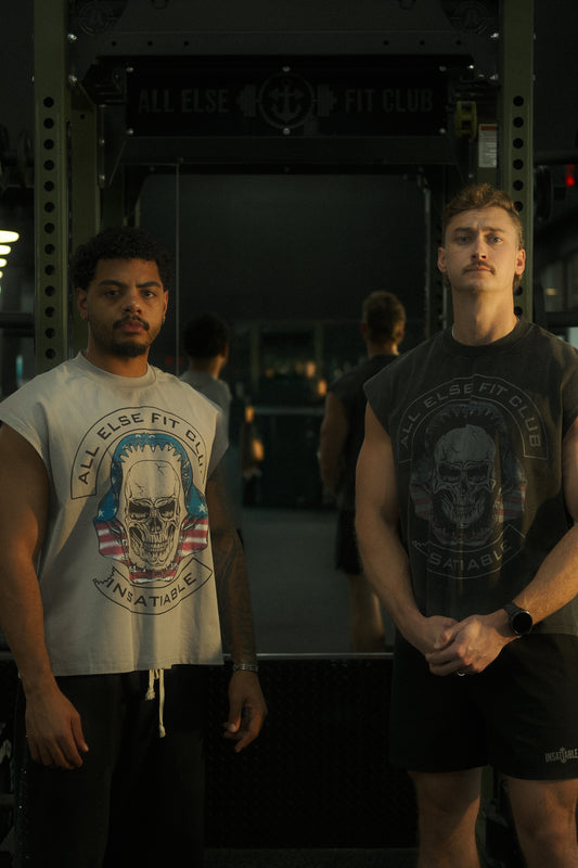 AEFC x Insatiable Cutoff Tee (Skull & Jaws)