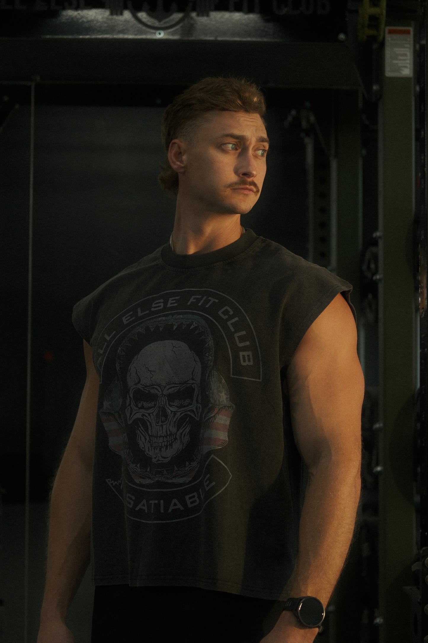 AEFC x Insatiable Cutoff Tee (Skull & Jaws)