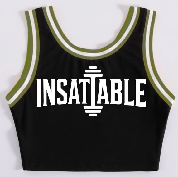 Team AEFC x Insatiable Cropped Tank